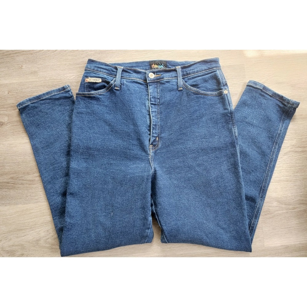 Action West High Waisted Denim Jeans Vintage‎ Womens Size 14 Preowned